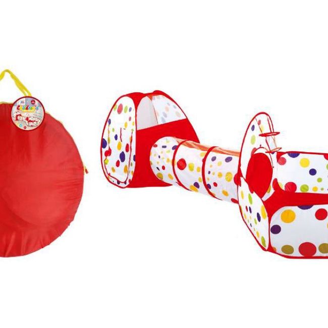 GENERICO - Carpa Túnel Con Piscina De Pelotas Para Niños 3 En 1 Bebés