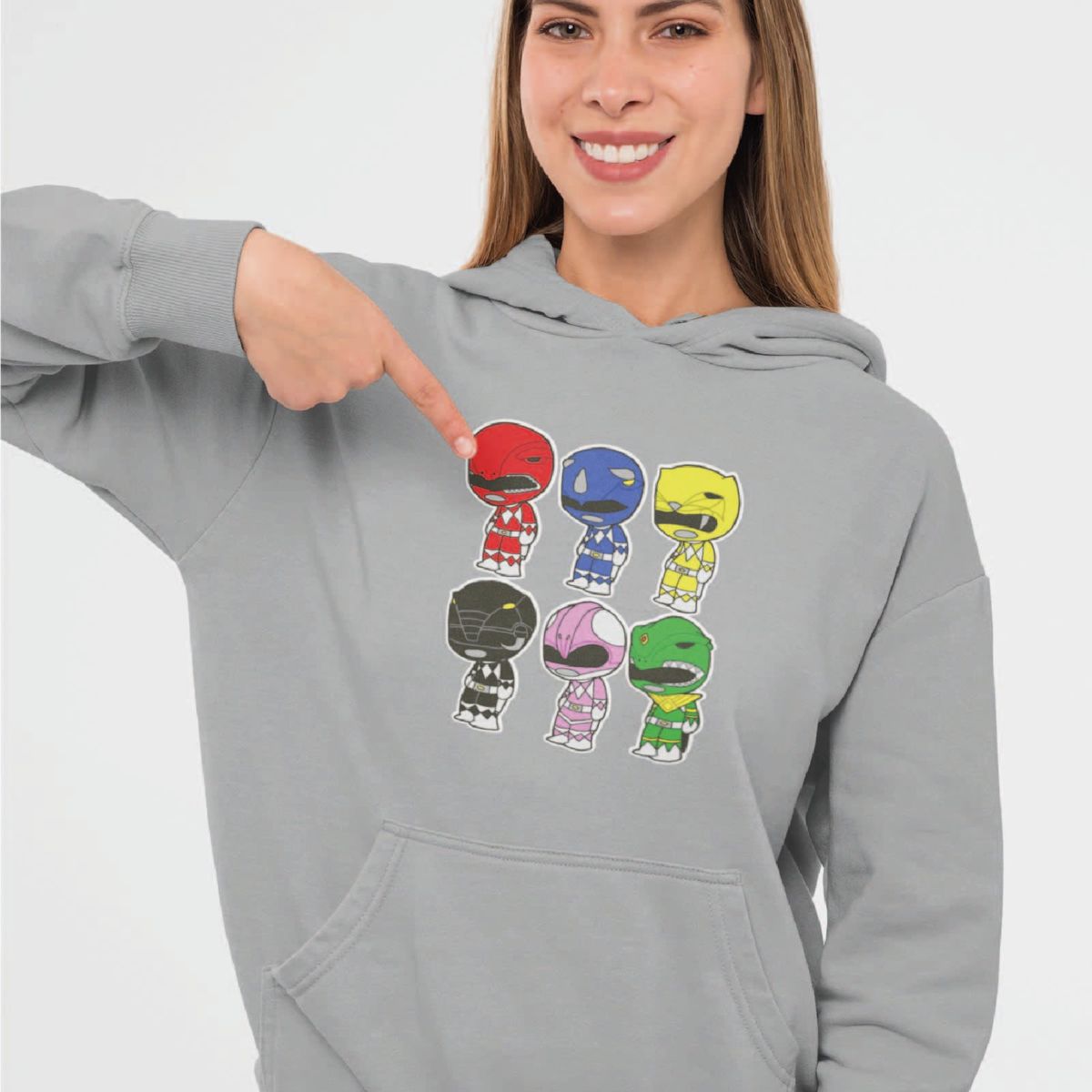 GENERICO - POLERÓN POWER RANGERS MONITOS
