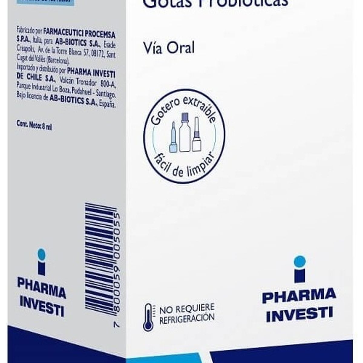 NUTRAPHARM - Multiflora Solución Para Gotas Orales 8 Ml