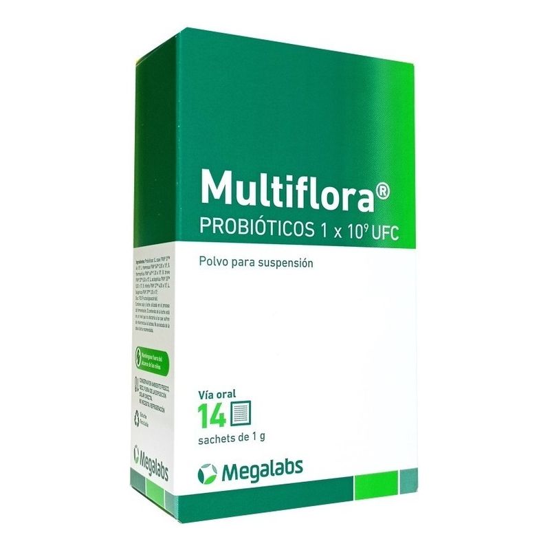 NUTRAPHARM - Multiflora Probióticos Multicepa En Sachet X 14 Unidades