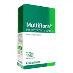 NUTRAPHARM - Multiflora Probióticos Multicepa En Sachet X 14 Unidades