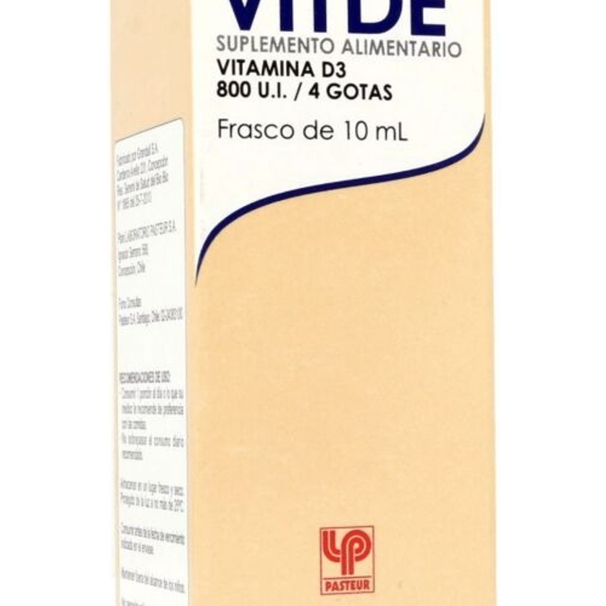 NUTRAPHARM - Pasteur Vitde Gotas Vitamina D3 800 Ui  4 Gts Gotas 10 Ml