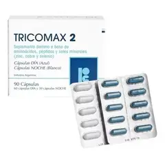 NUTRAPHARM - Tricomax 2 90 Cápsulas 60 Día+30 Noche
