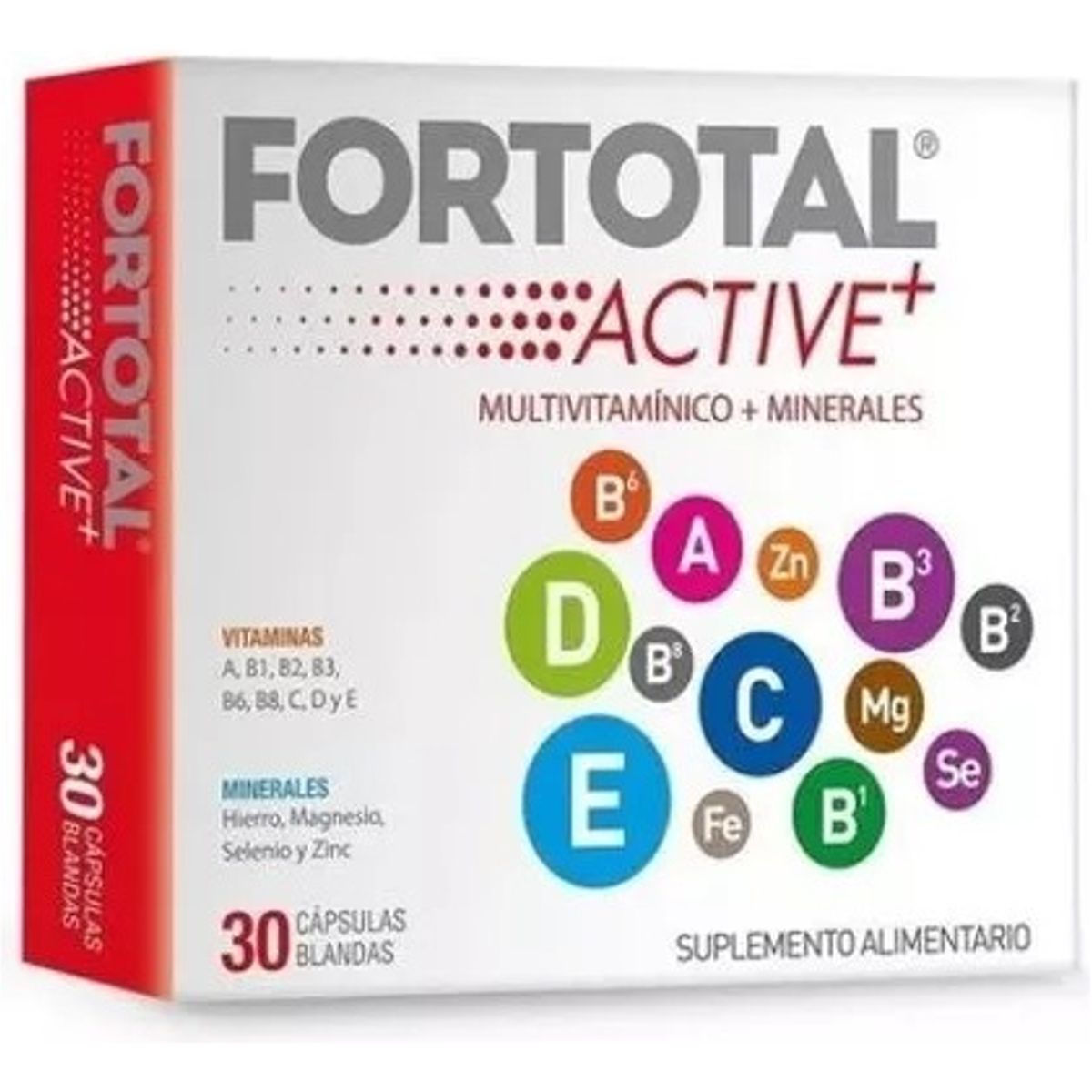 NUTRAPHARM - Fortotal Active Multivitamínico Minerales 30 Cáp Blandas