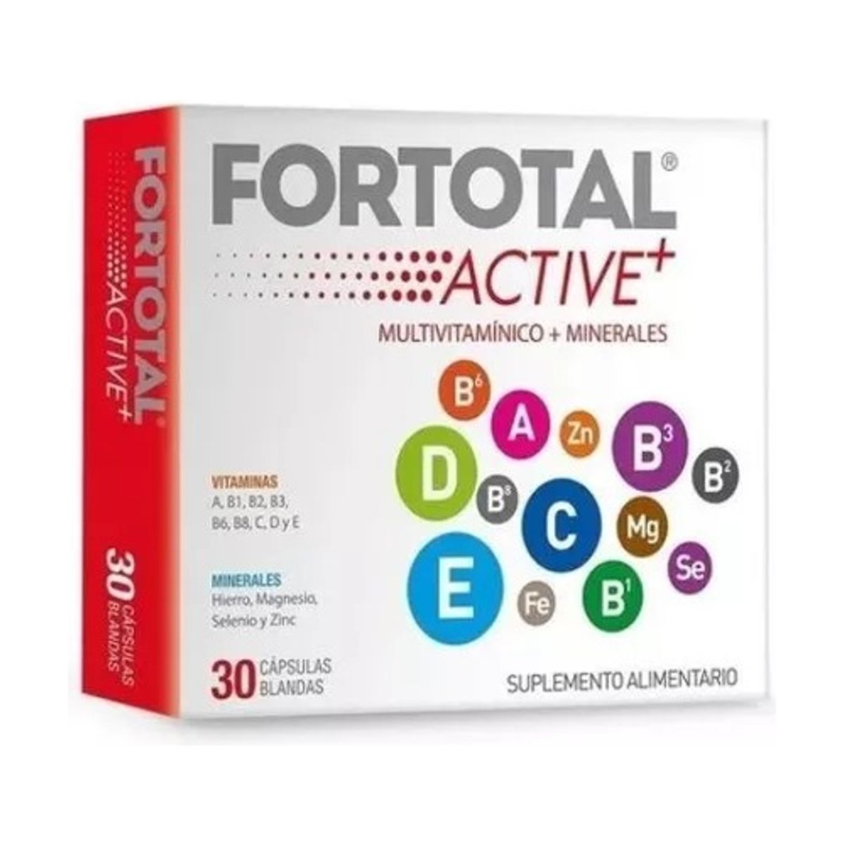NUTRAPHARM - Fortotal Active Multivitamínico Minerales 30 Cáp Blandas