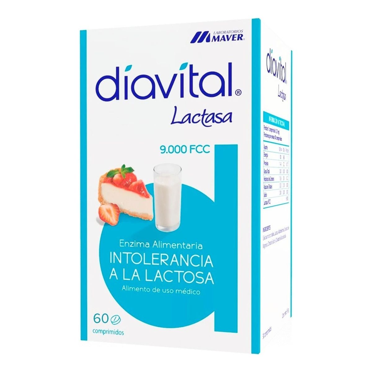 NUTRAPHARM - Diavital Lactasa 60 Comprimidos Sin Sabor