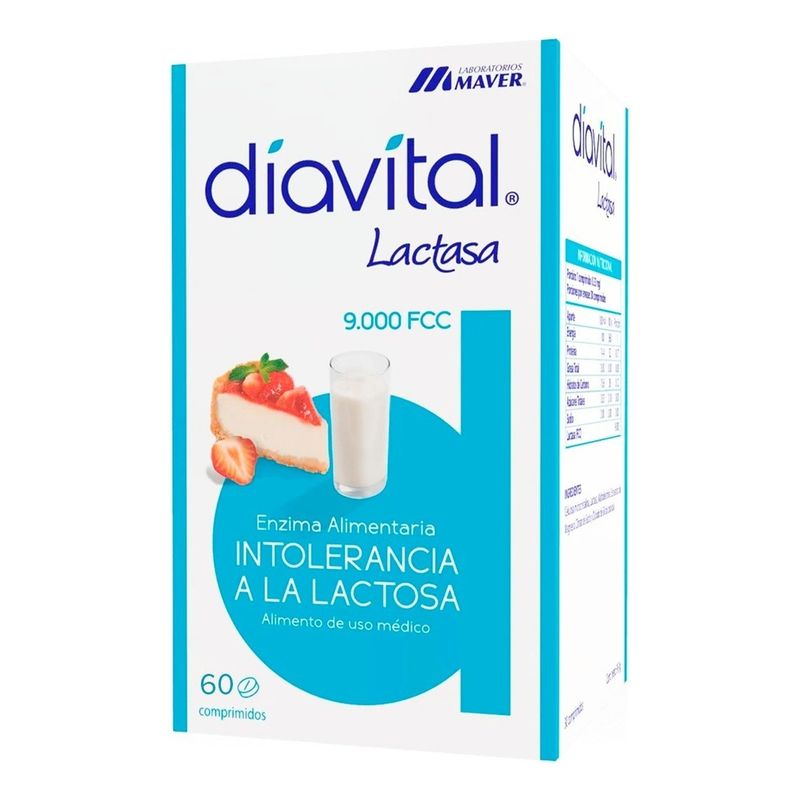 NUTRAPHARM - Diavital Lactasa 60 Comprimidos Sin Sabor