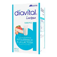 NUTRAPHARM - Diavital Lactasa 60 Comprimidos Sin Sabor