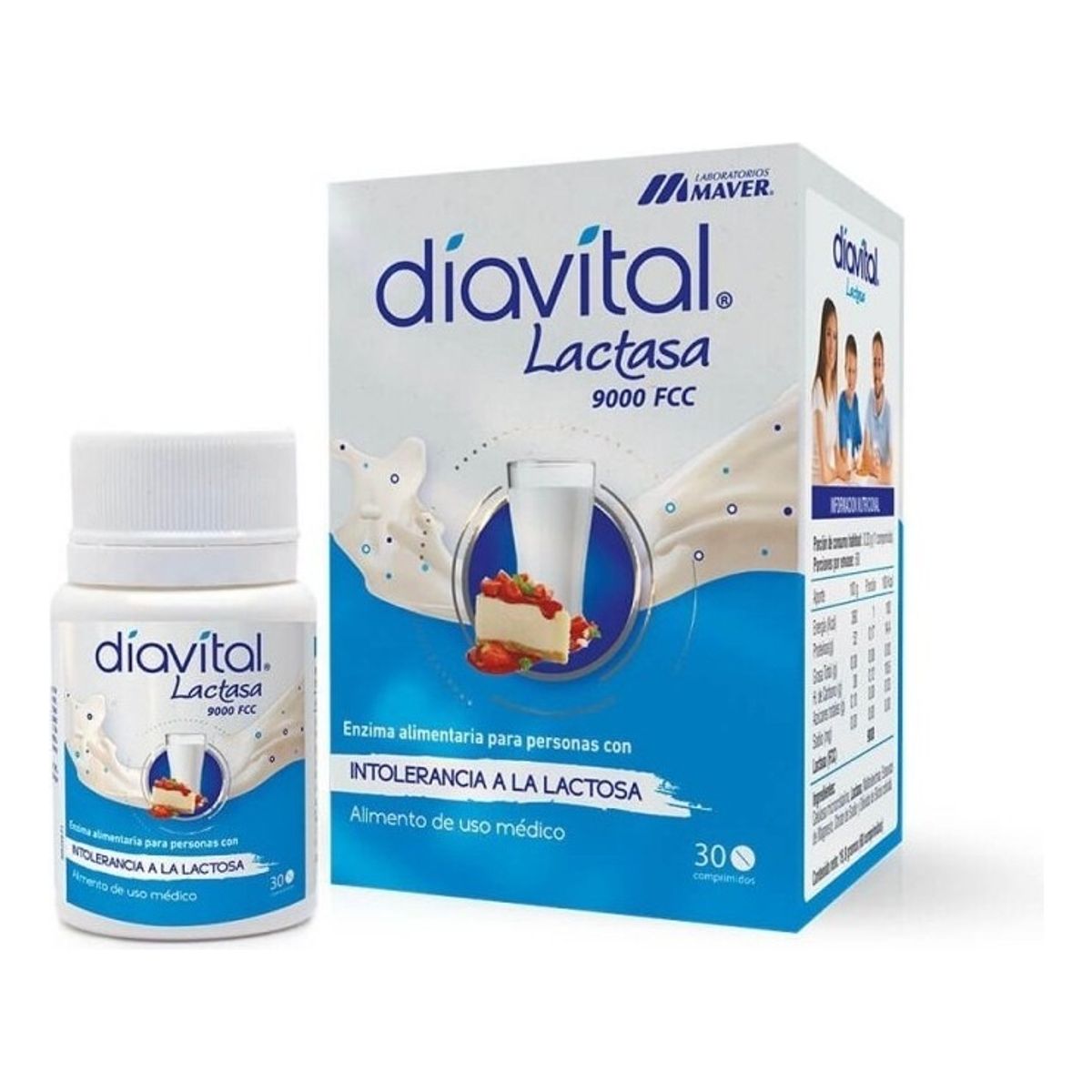 NUTRAPHARM - Diavital Lactasa Sin Sabor