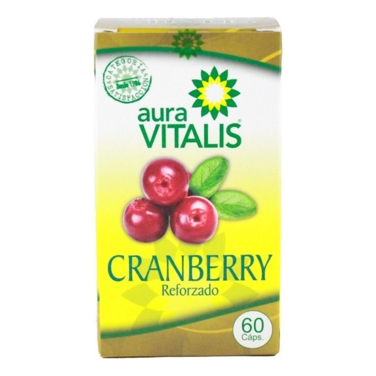 AURA VITALIS - Cranberry Reforzado Aura Vitalis X 60 Capsulas