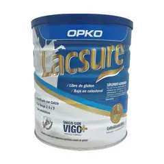 OPKO - Lacsure Alimenticio En Polvo Sabor Vainilla 800 Grs