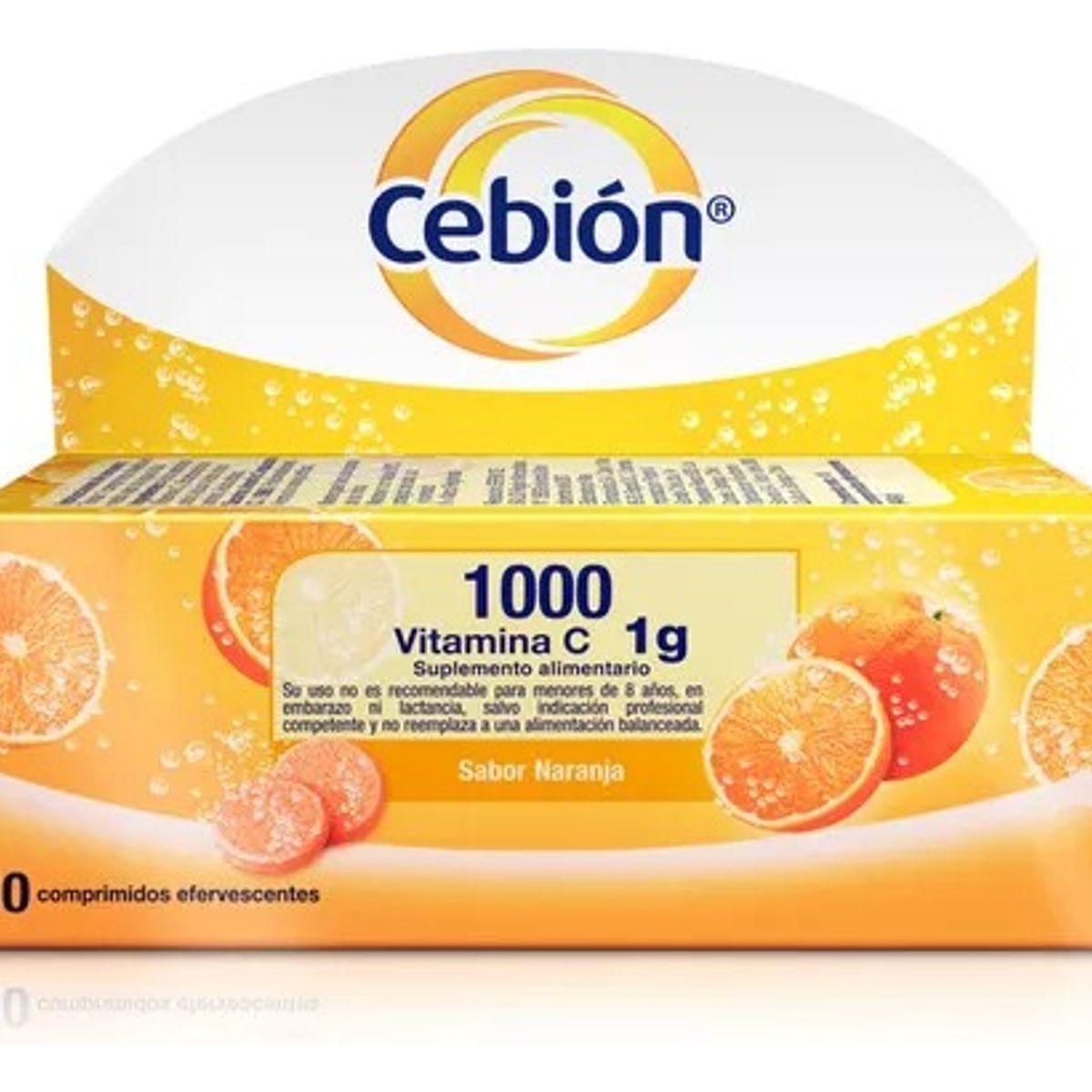 NUTRAPHARM - Cebión Vitamina C 1000 Mg X 10 Comprimidos Efervescentes