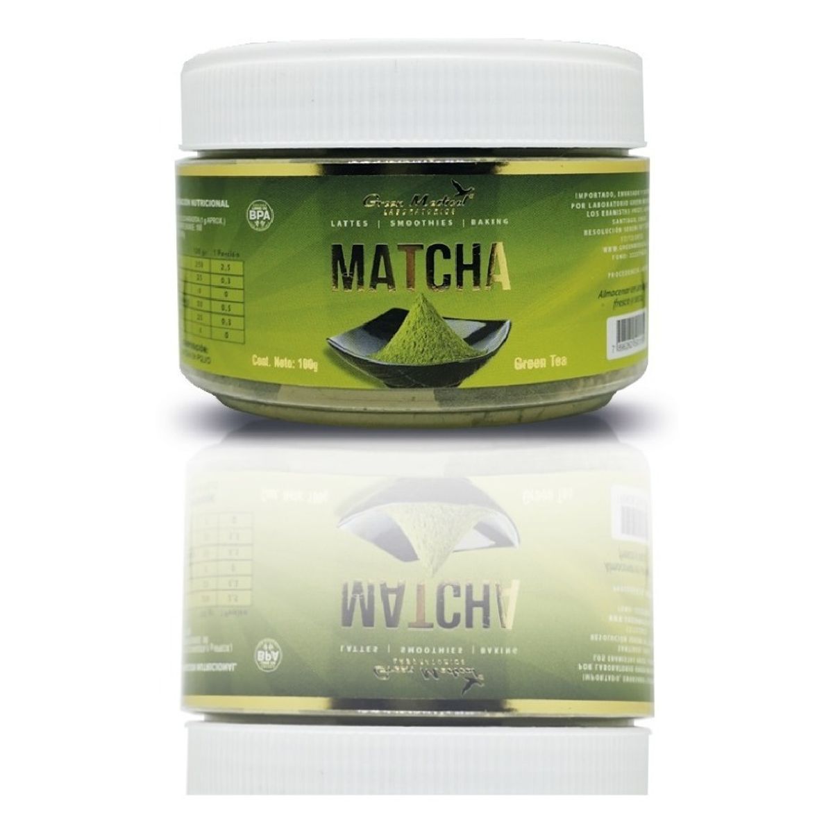 GREEN MEDICAL - Te Matcha Polvo X 100 Gr Green Medical