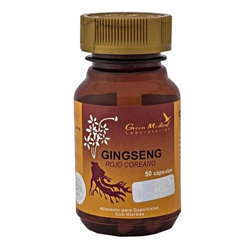 GREEN MEDICAL - Ginseng Rojo Cápsulas X 50 Green Medical