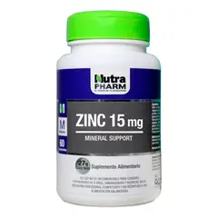 NUTRAPHARM - Zinc 15 Mg 60 Comprimidos