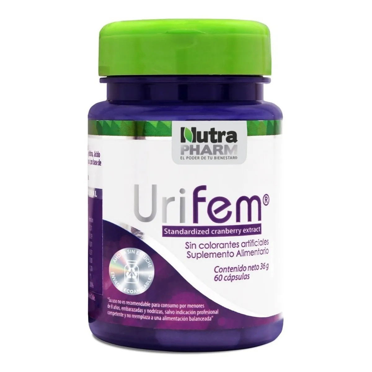 NUTRAPHARM - Urifem X60 prevención Infección Urinaria Nutrapharm