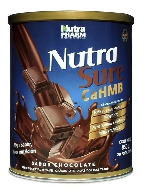 Nutrasure Cahmb Chocolate Pvo X 850 Gr