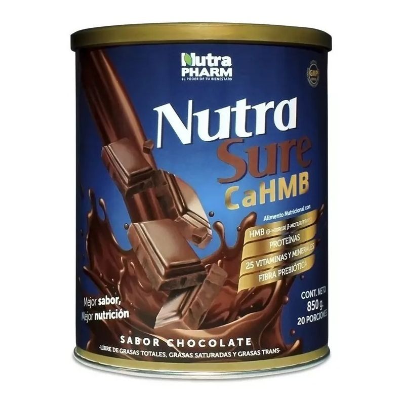 NUTRAPHARM - Nutrasure Cahmb Chocolate Pvo X 850 Gr Nutrapharm