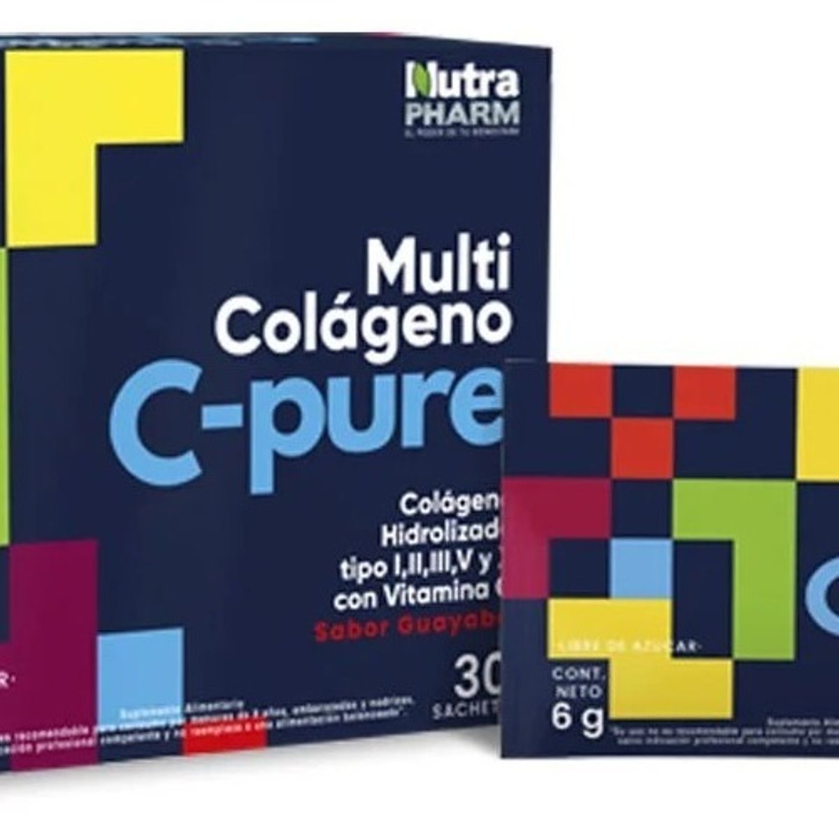 NUTRAPHARM - Multi Colágeno C-pure X 30 Sachets Nutrapharm