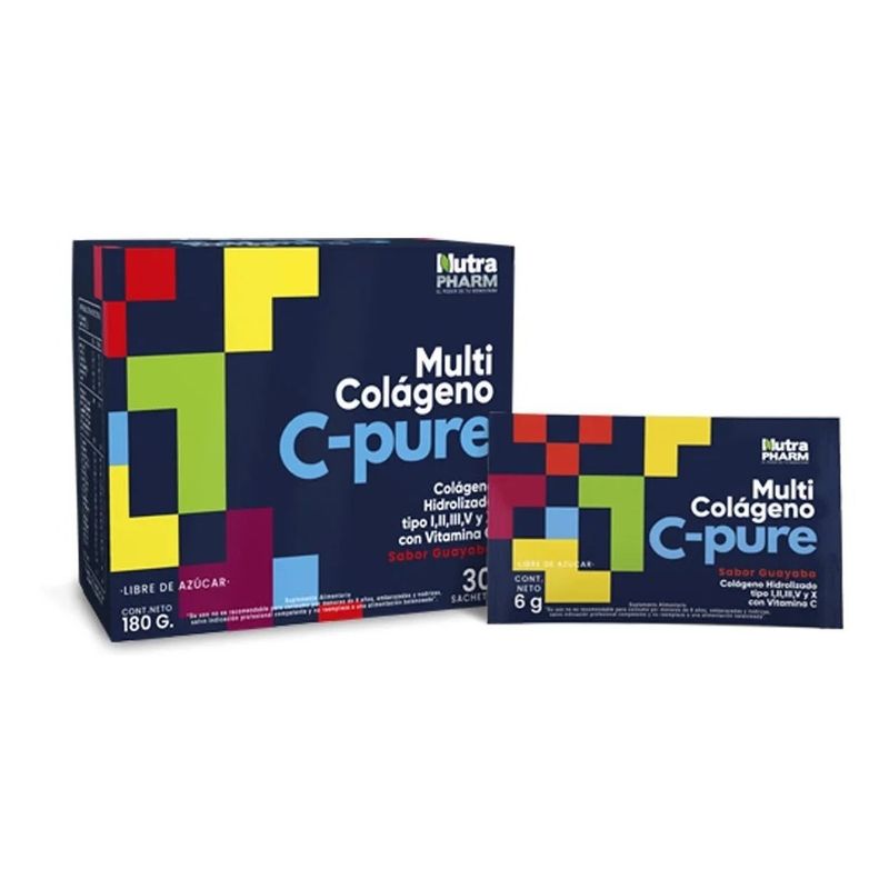 NUTRAPHARM - Multi Colágeno C-pure X 30 Sachets Nutrapharm