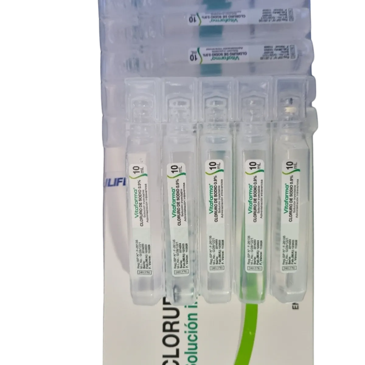 GENERICO - Pack 5 Suero Fisiológico 0,9% 10ml