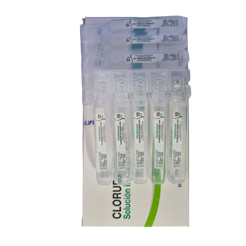 GENERICO - Pack 5 Suero Fisiológico 0,9% 10ml