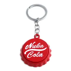 GENERICO - Llavero metálico destapador Fallout Nuka Cola