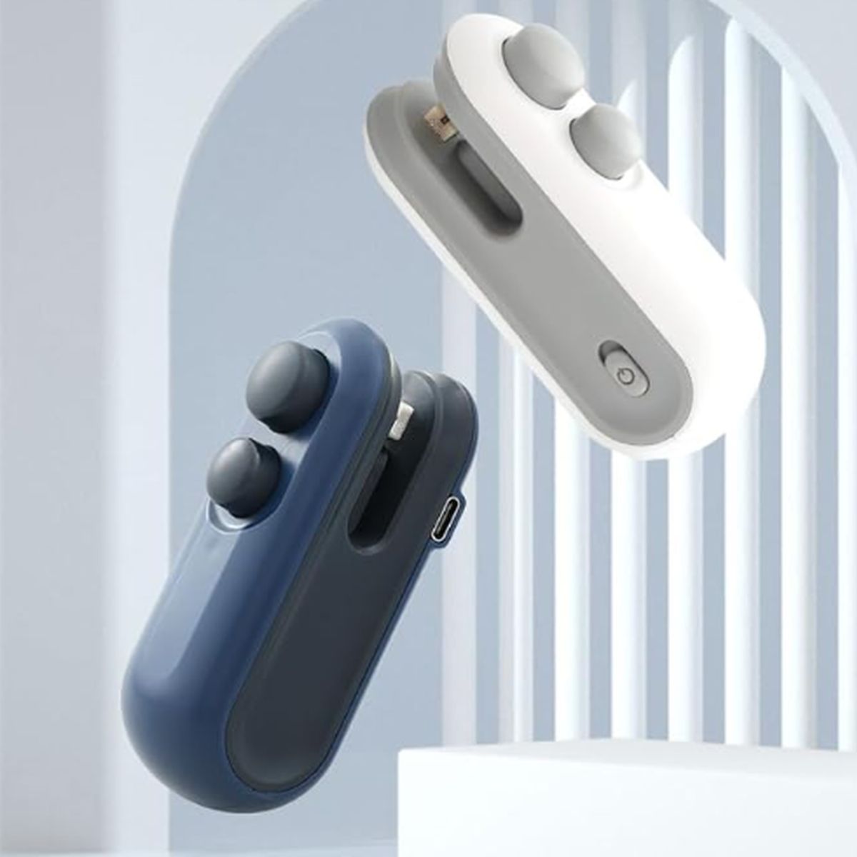 GENERICO - Máquina de Sellado Portátil para Bolsas- Fácil de Usar Color Blanco