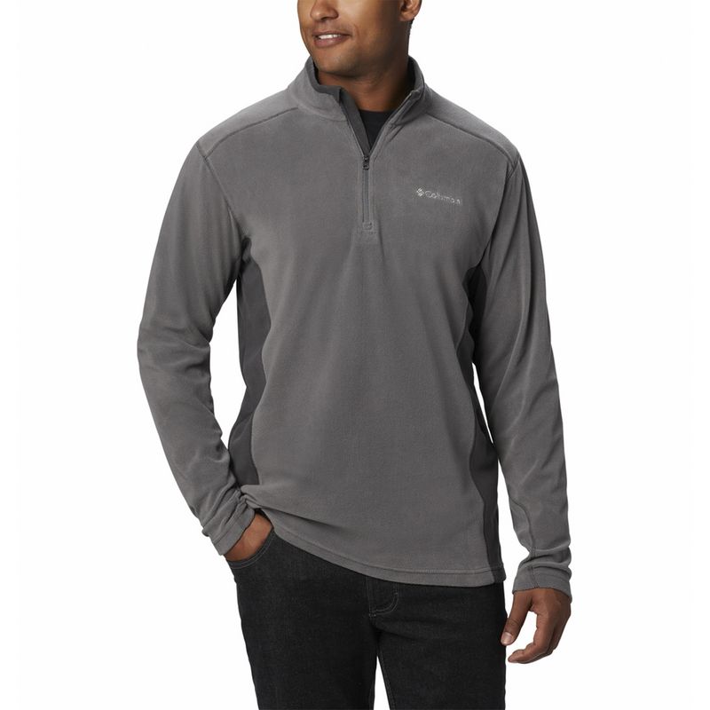 COLUMBIA - Polar Hombre Klamath Range Half Zip Gris COLUMBIA