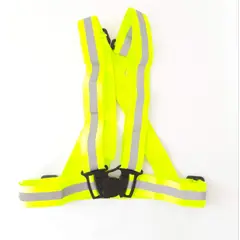 GENERICO - Arnes Reflectante Elástico bicicleta amarillo