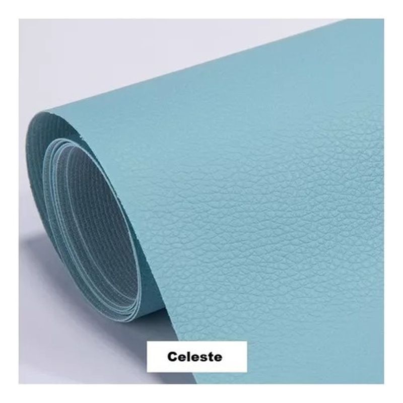 GENERICO - Parche Adhesivo Cuero Impermeable 30x20 Sofás Celeste