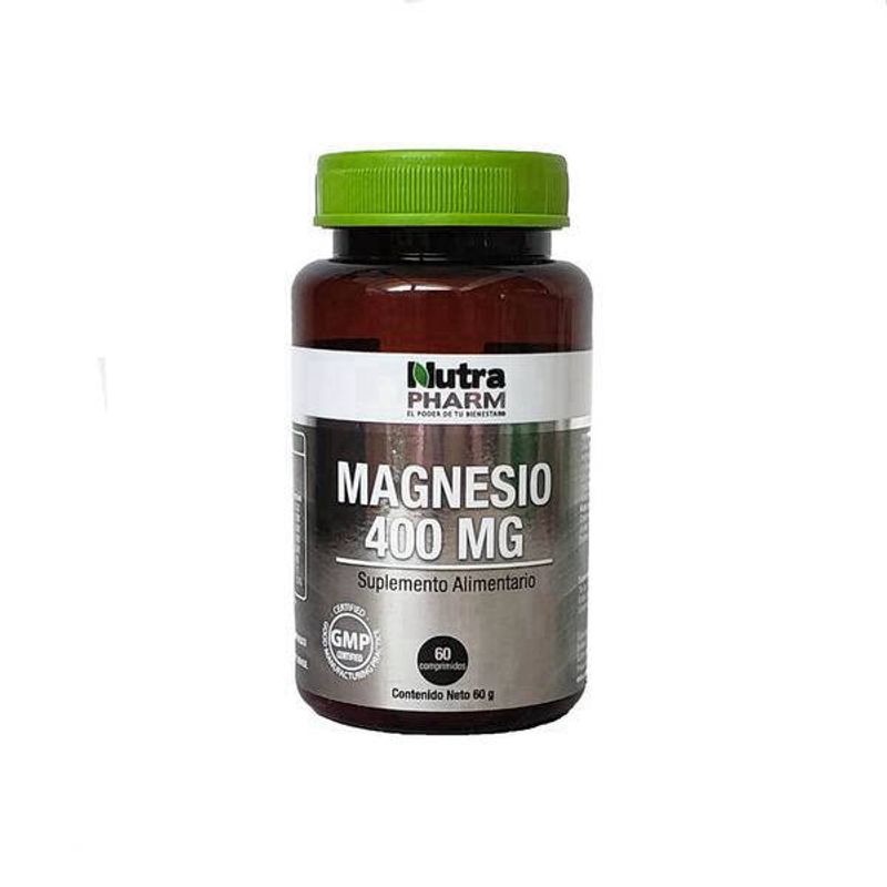 NUTRAPHARM - Magnesio 400mg Nutrapharm Salud Osea Y Articulaciones