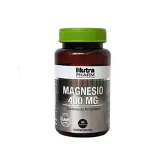 NUTRAPHARM - Magnesio 400mg Salud Osea Y Articulaciones