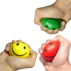 GENERICO - Pack De 3 Pelotas Anti Estrés Relajantes Y Terapia De Mano