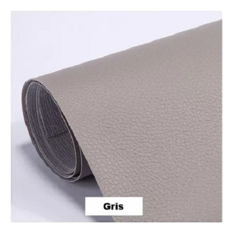 GENERICO - Parche Adhesivo Cuero Impermeable 30x20Sofás Reparación Gris