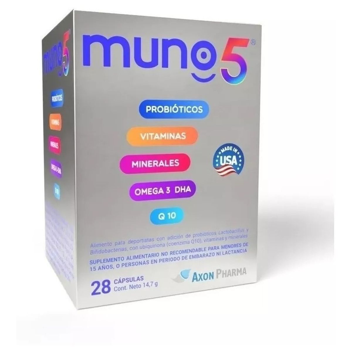 NUTRAPHARM - Muno-5 X 28 Cápsulas