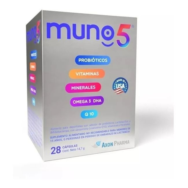 NUTRAPHARM - Muno-5 X 28 Cápsulas
