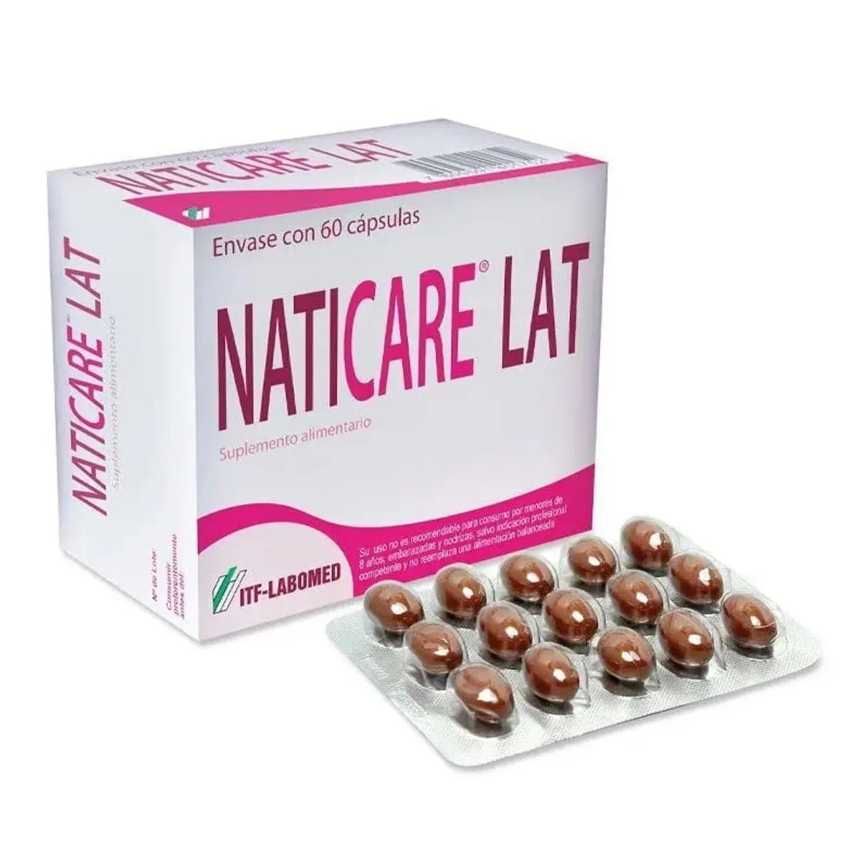 NUTRAPHARM - Naticare Lat Suplemento Alimentario X 60 Cápsulas