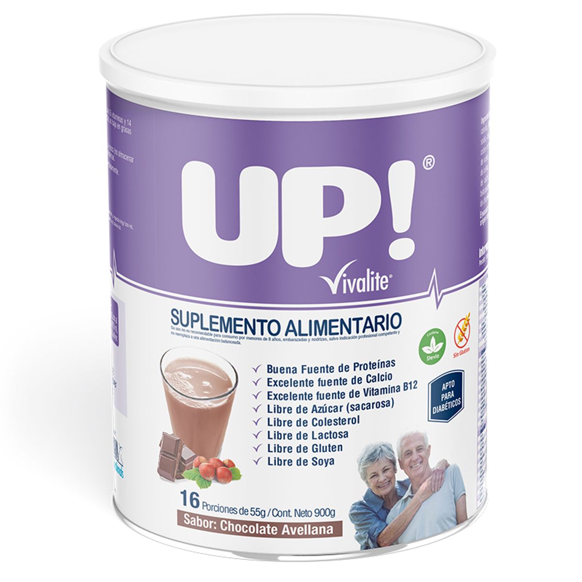 NUTRAPHARM - Vivalite Up Chocolate Avellana X 900 Gr