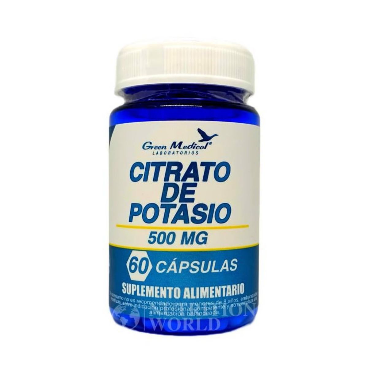 GREEN MEDICAL - Citrato De Potasio 500 Mg Cápsulas X 60 Green Medical