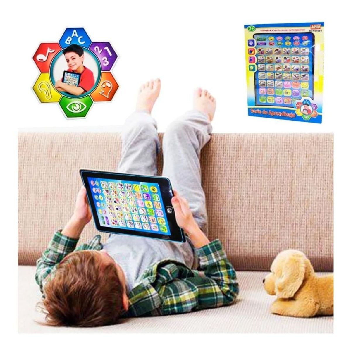 GENERICO - Tableta Tablet Didáctica Juegos Juguetes Infantil Musical