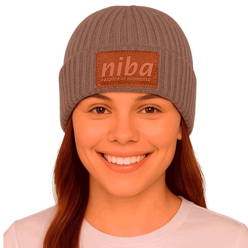 NIBA - Gorro Lana Las Nalcas Gris Niba