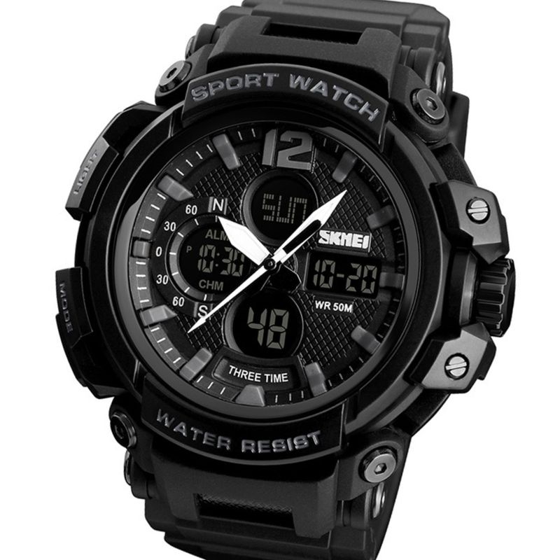 SKMEI - Reloj De Hombre Deportivo Análogo Digital SKMEI Alarma