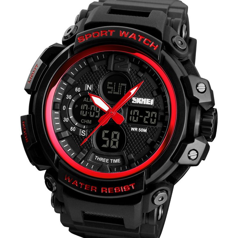 SKMEI - Reloj De Hombre Deportivo Análogo Digital SKMEI Alarma