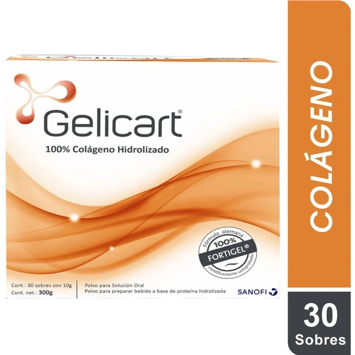 NUTRAPHARM - Gelicart Colageno Polvo Para Solucion Oral X 30 Sobres