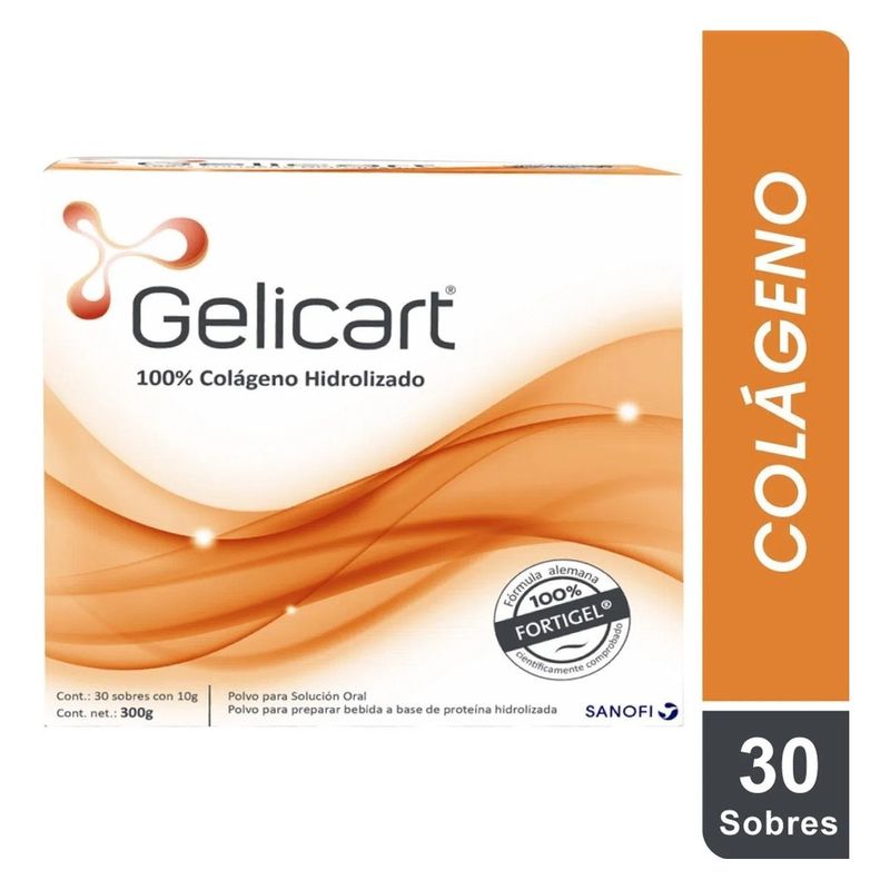 NUTRAPHARM - Gelicart Colageno Polvo Para Solucion Oral X 30 Sobres