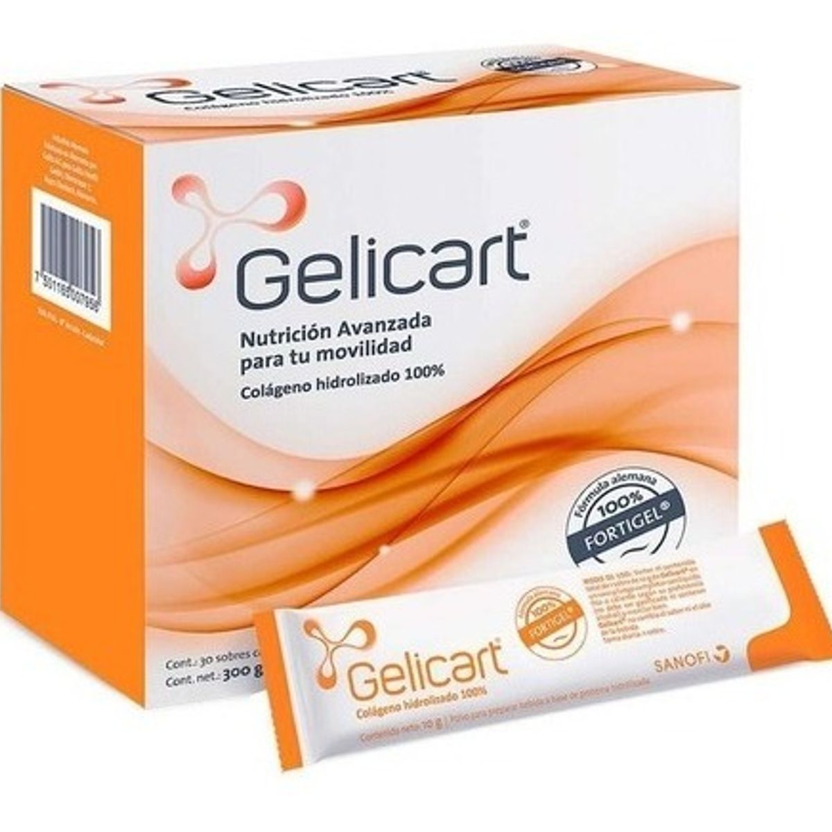 NUTRAPHARM - Gelicart Colageno Polvo Para Solucion Oral X 30 Sobres