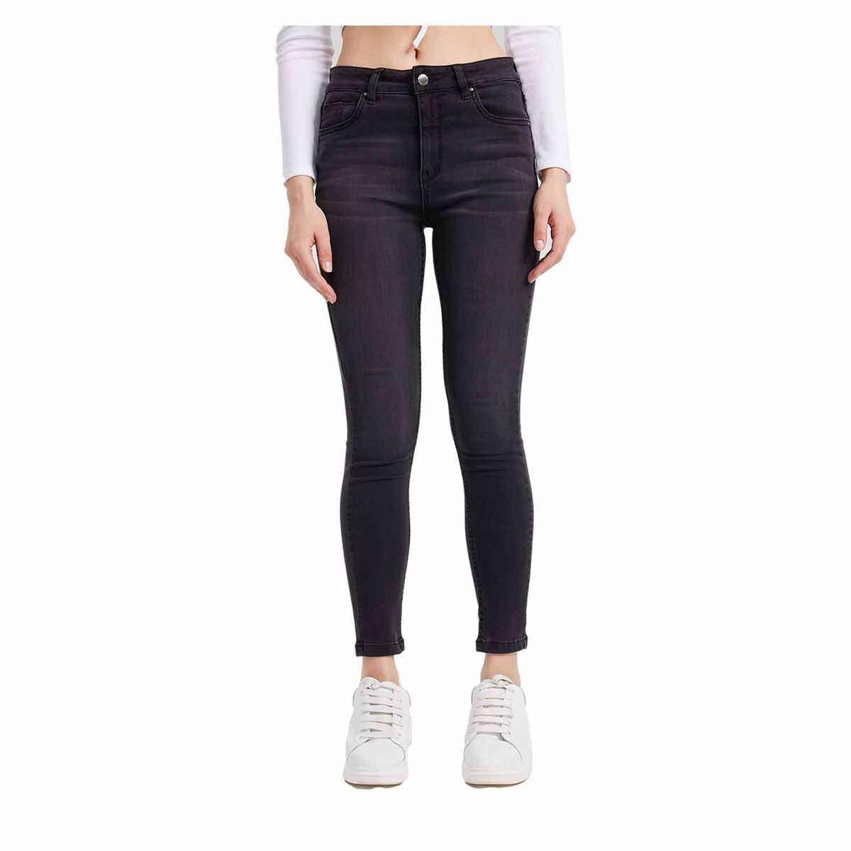 FASHION'S PARK - Jeans Mujer Super Skinny Estela Negro Fashion's Park