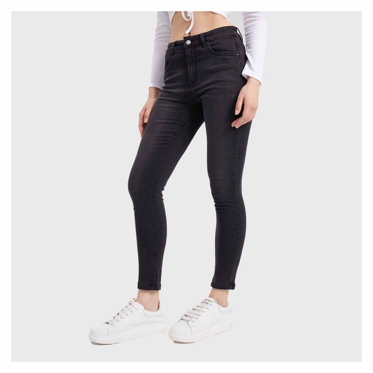 FASHION'S PARK - Jeans Mujer Super Skinny Estela Negro Fashion's Park