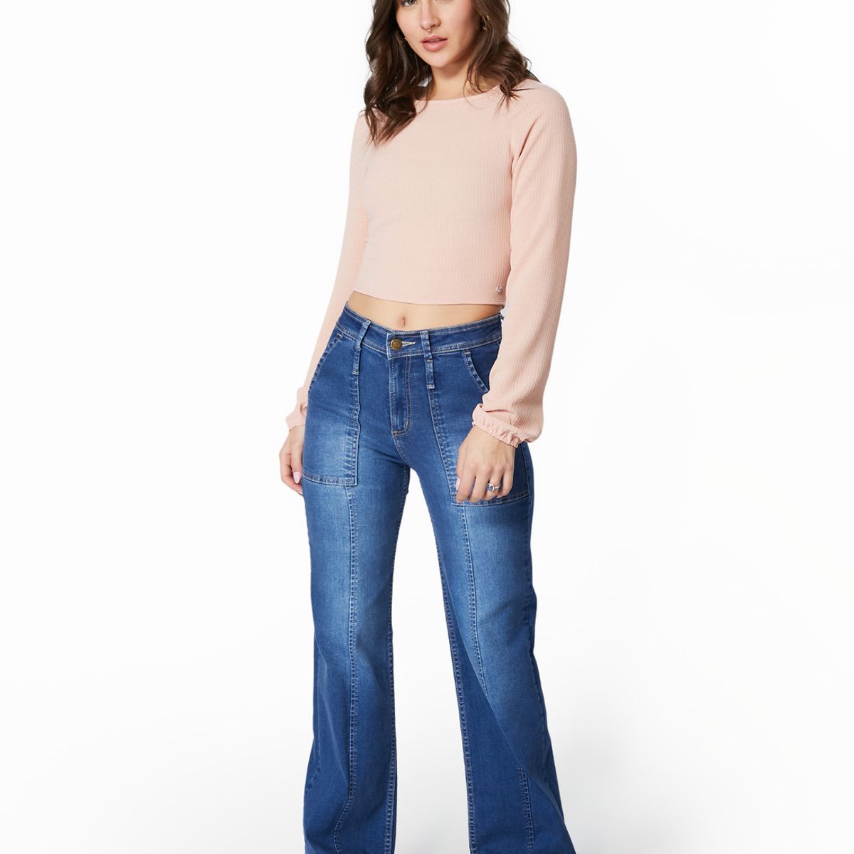 EFESIS - JEANS NURI RECTO CORTE CENTRO PIERNAS EFESIS